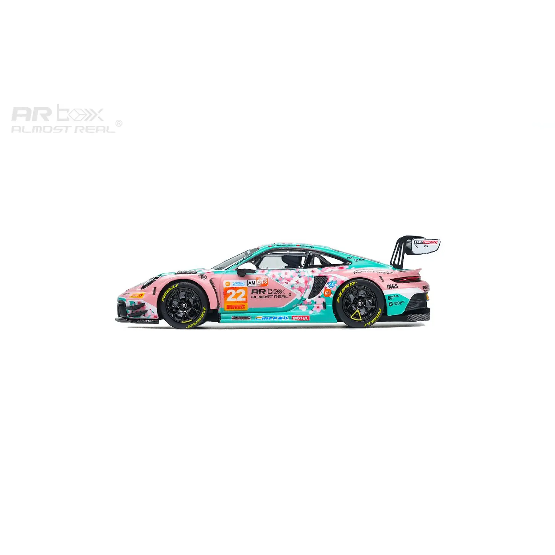 (PREVENTA) Almost Real 1:64 Porsche 911 GT3R 2026 China Super Sports Car Championship Ningbo 