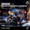 (PREVENTA) MoreArt 1:64 Kawasaki Night Scorn Beautiful Female Figure Set Resin Model