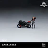 (PREVENTA) MoreArt 1:64 Kawasaki Night Scorn Beautiful Female Figure Set Resin Model