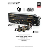 (PREVENTA) Pop Race 1:64 Set LBWK Truck - AMG GT3 EVO  and figures BLACK