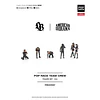(PREVENTA) Pop Race 1:64 Set LBWK Truck - AMG GT3 EVO  and figures BLACK