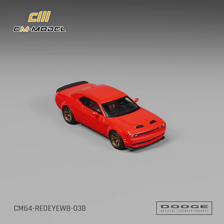(PREVENTA) CM MODEL 1:64 Dodge Challenger SRT Hellcat Redeye Widebody Torred Clearcoat