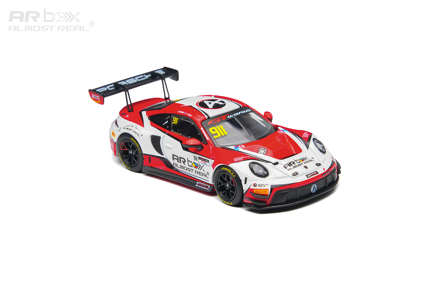 (PREVENTA) Almost Real 1:64 Porsche 911 GT3 R 2025 GT World Challenge Asia Okayama #911