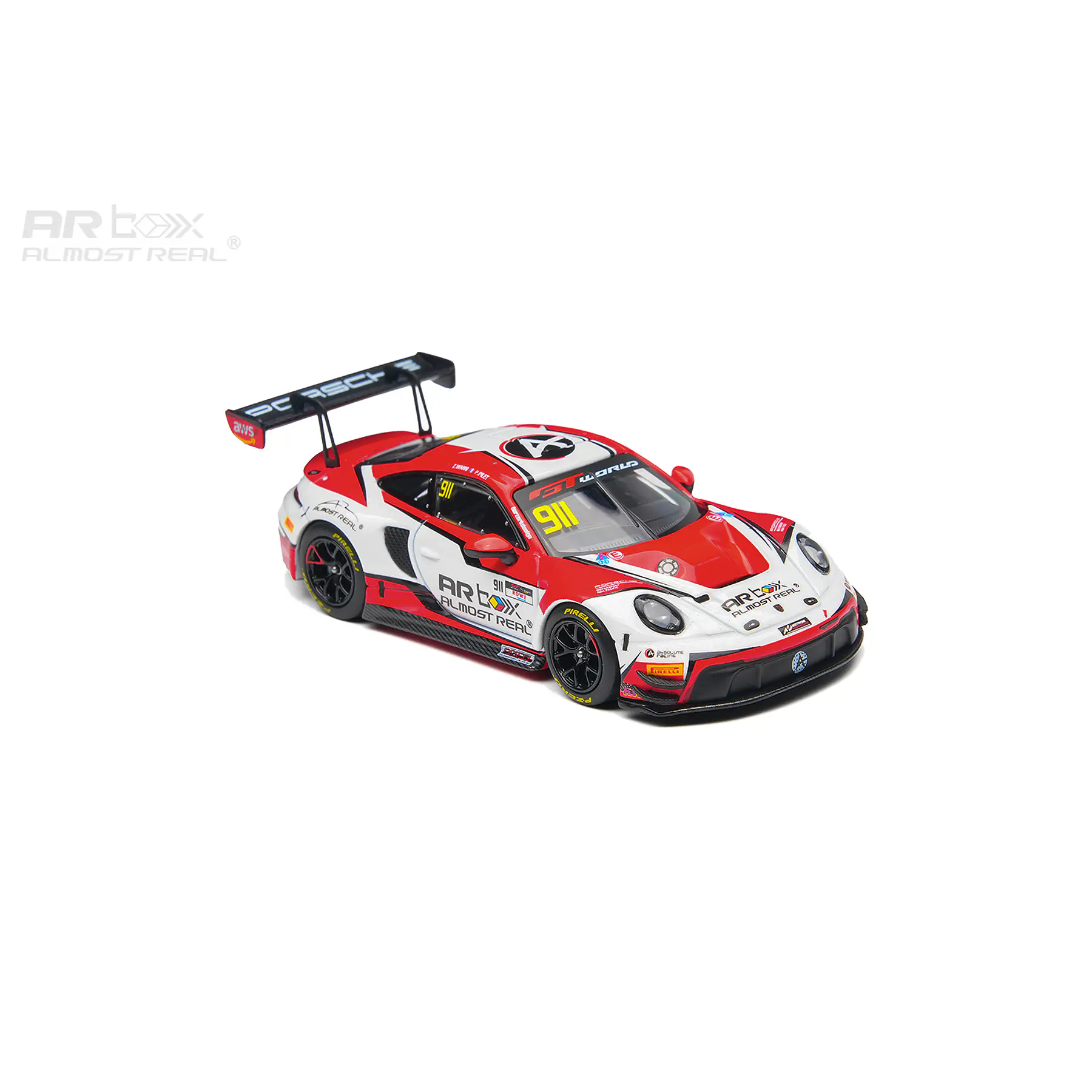 (PREVENTA) Almost Real 1:64 Porsche 911 GT3 R 2025 GT World Challenge Asia Okayama #911