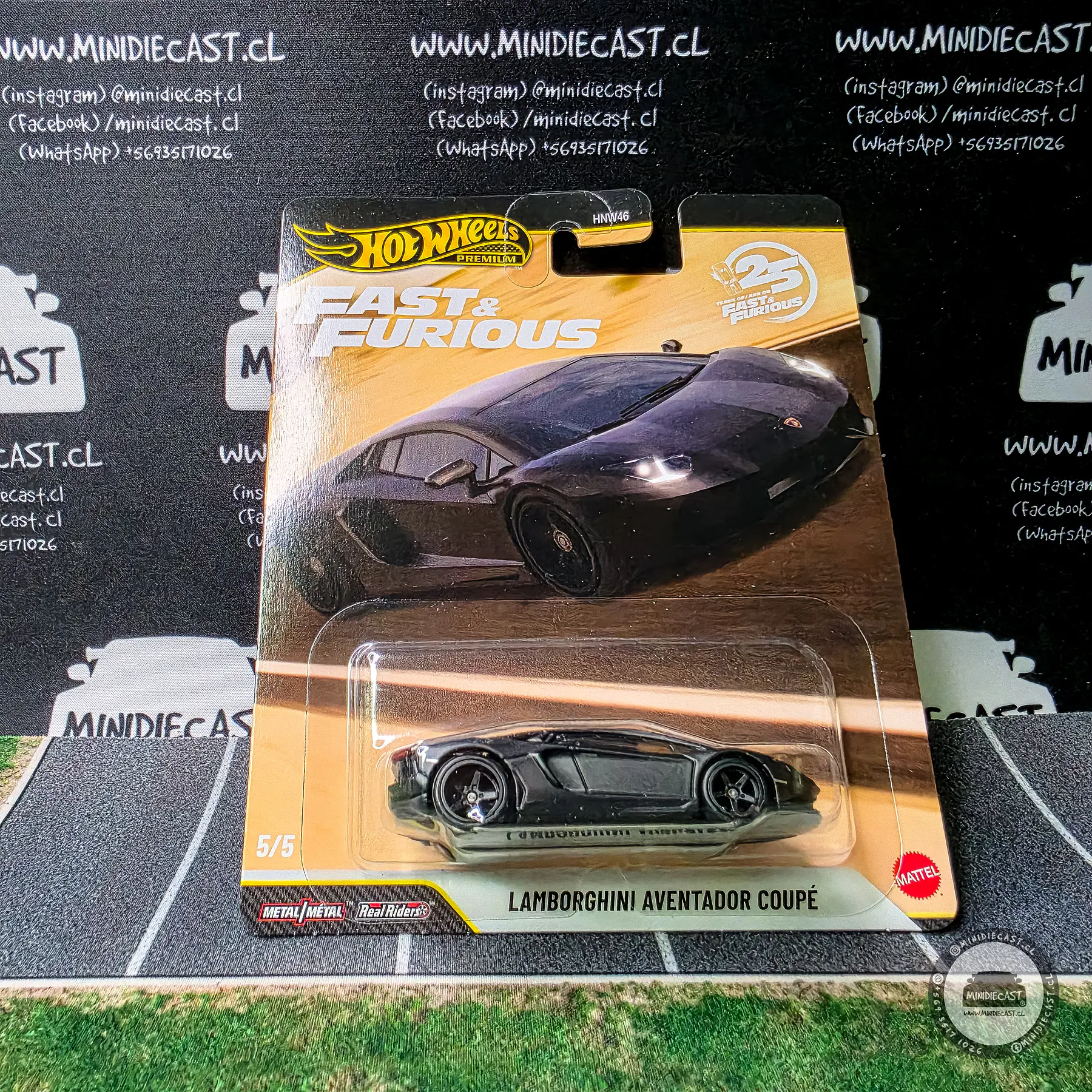 Hot Wheels 1:64 Set 10 autos. Fast & Furious 7 Premium case