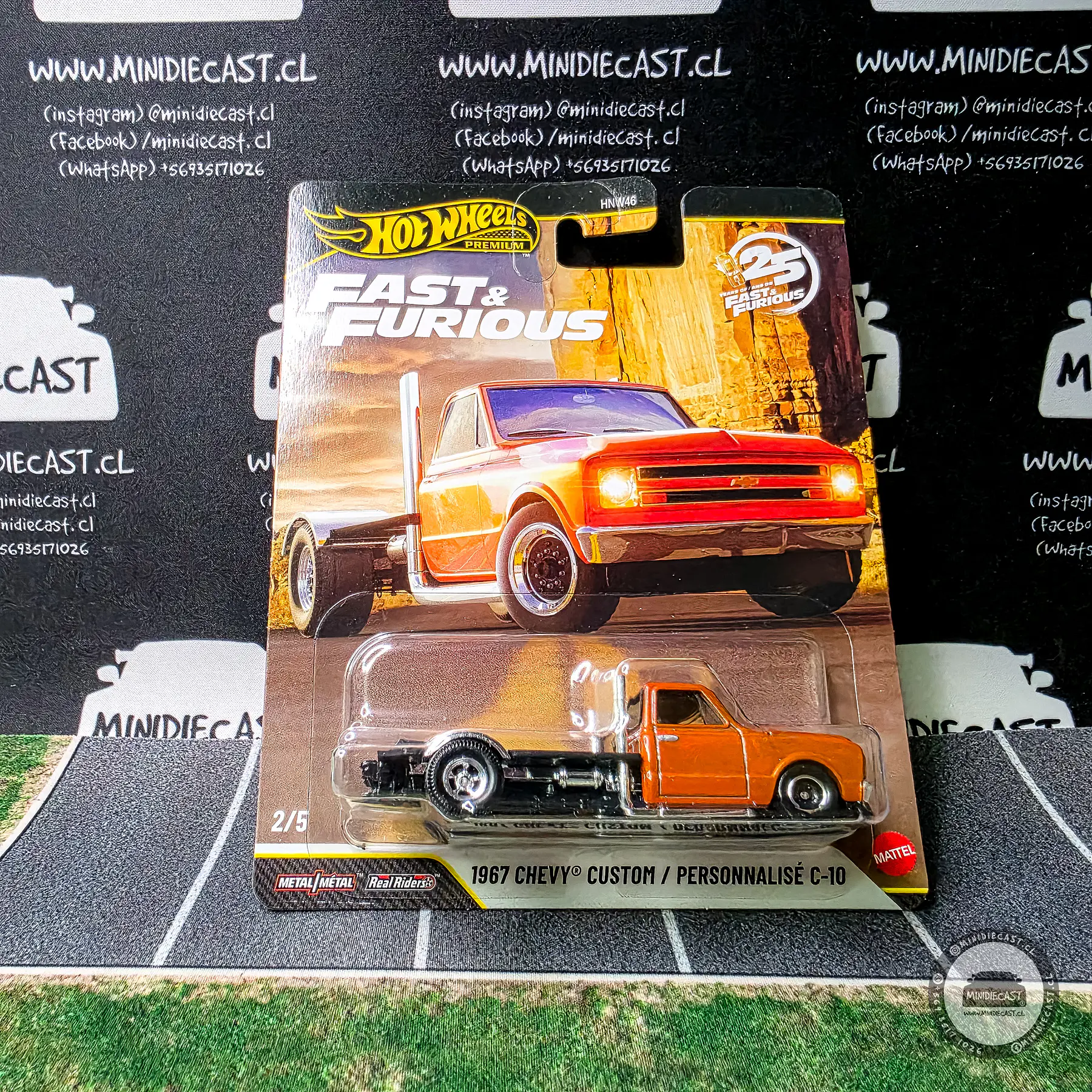 Hot Wheels 1:64 Set 10 autos. Fast & Furious 7 Premium case