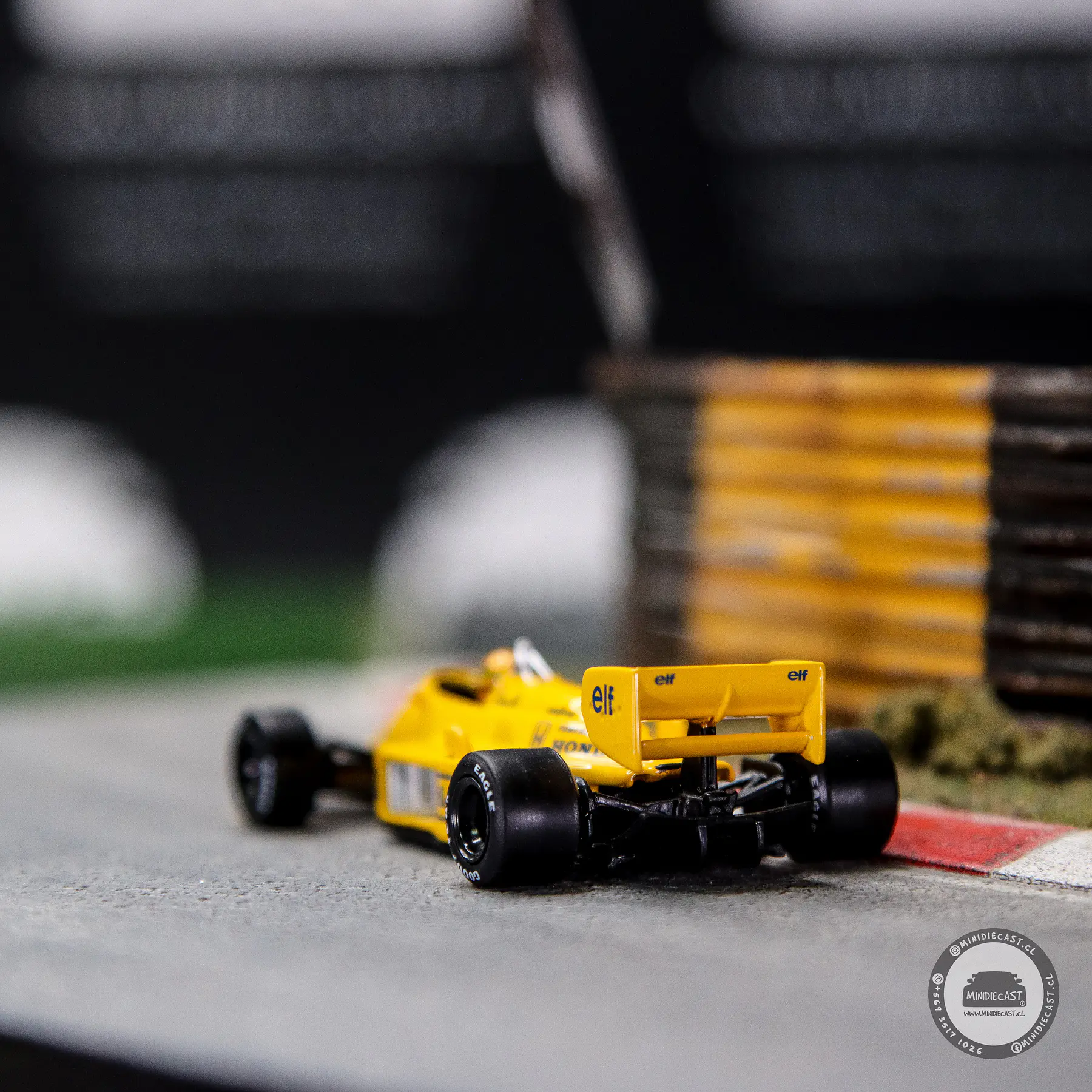 Mini GT 1:64 1987 Formula 1 Lotus 99T #12 Ayrton Senna 1987 Monaco Grand Prix Winner. 