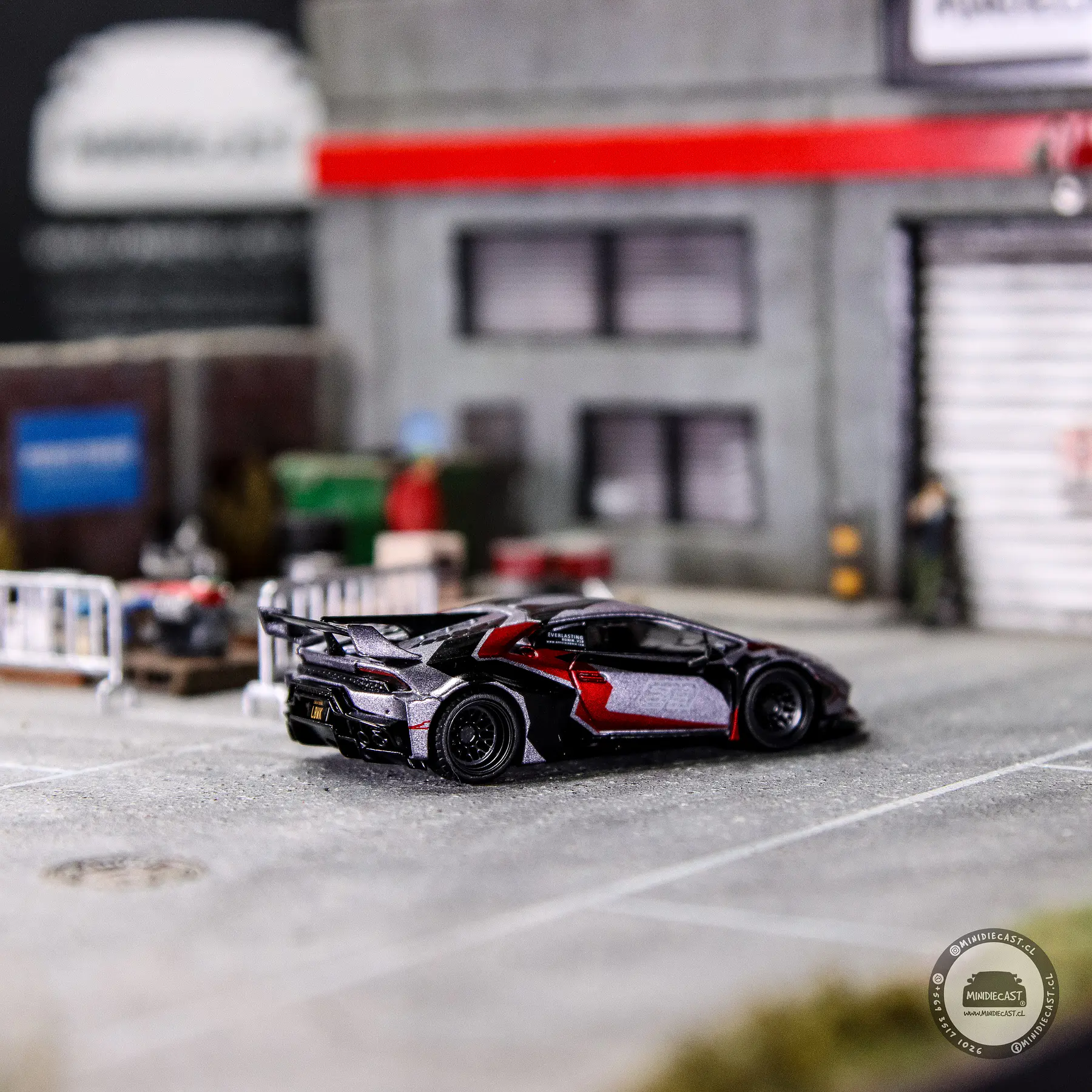 Mini GT 1:64 LB★WORKS Lamborghini Huracán GT Ronin. 