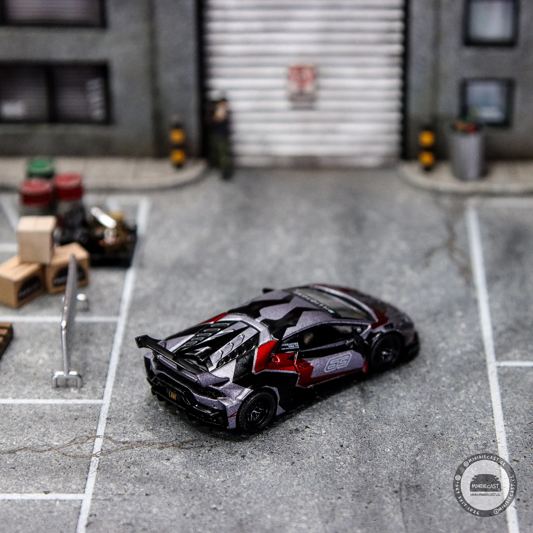 Mini GT 1:64 LB★WORKS Lamborghini Huracán GT Ronin. 