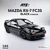 ATS 1:64 Mazda RX-7 FC3S - Black. 