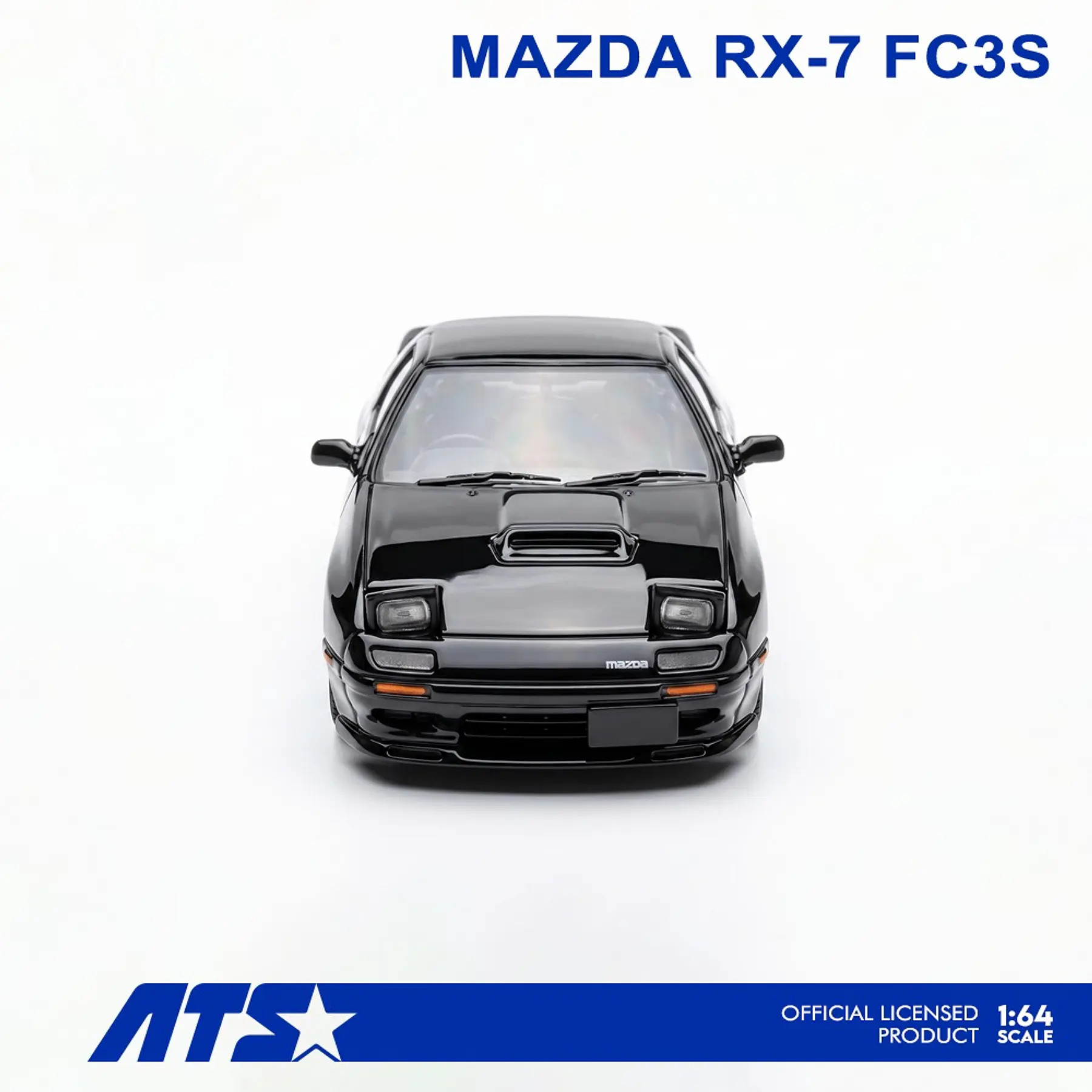 ATS 1:64 Mazda RX-7 FC3S - Black. 