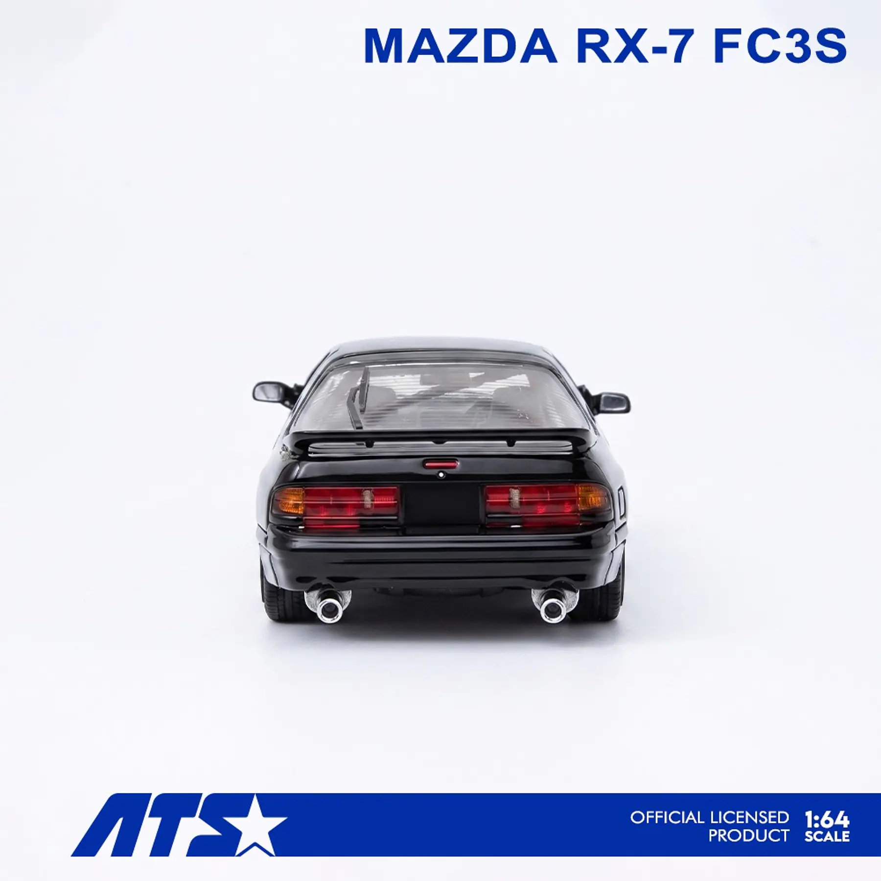 ATS 1:64 Mazda RX-7 FC3S - Black. 