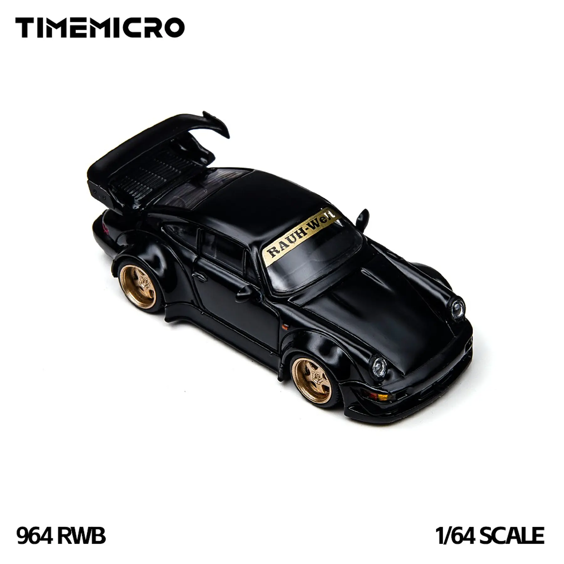 Time Micro 1:64 RWB 964 Black. 