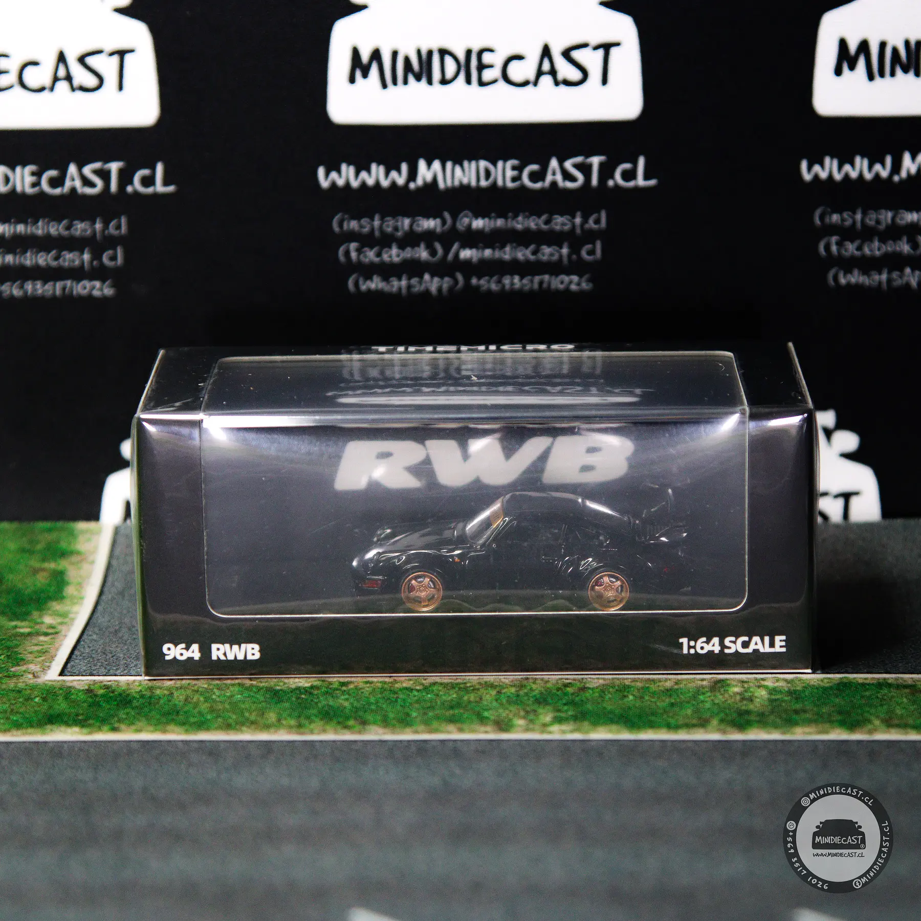 Time Micro 1:64 RWB 964 Black. 