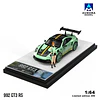 Aurora Model 1:64 992 GT3 RS Mint Green + figure. 