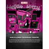 Cool Car 1:64 H300 Flatbed Transport Hello Kitty Deep Pink. 