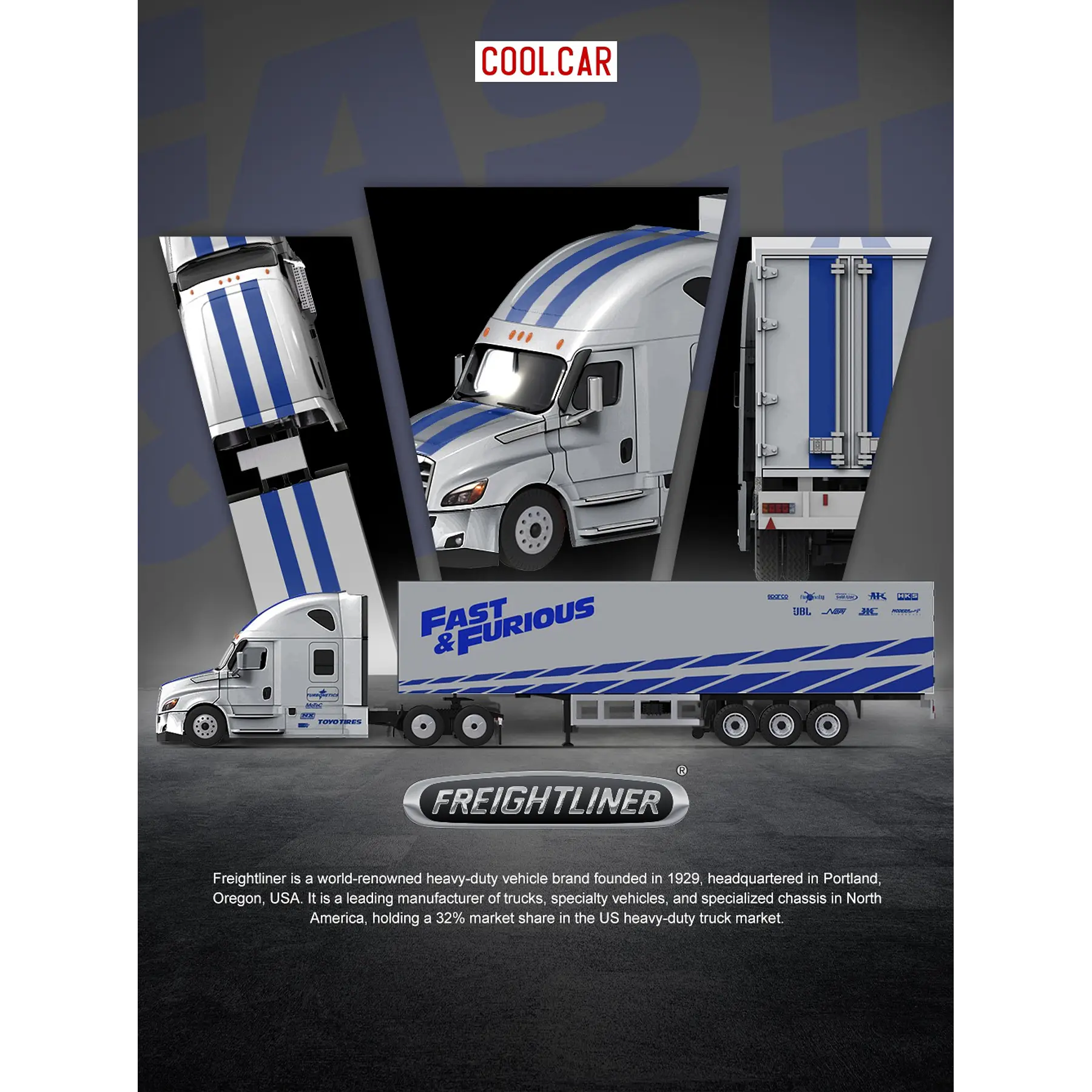 Cool Car 1:64 Freightliner 