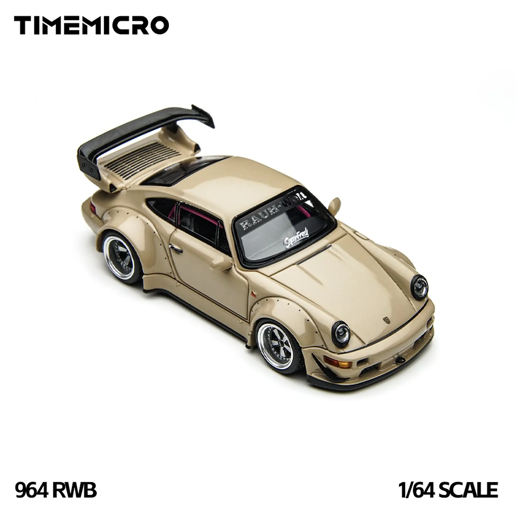Time Micro 1:64 RWB 964 Light Brown Synthetic. 