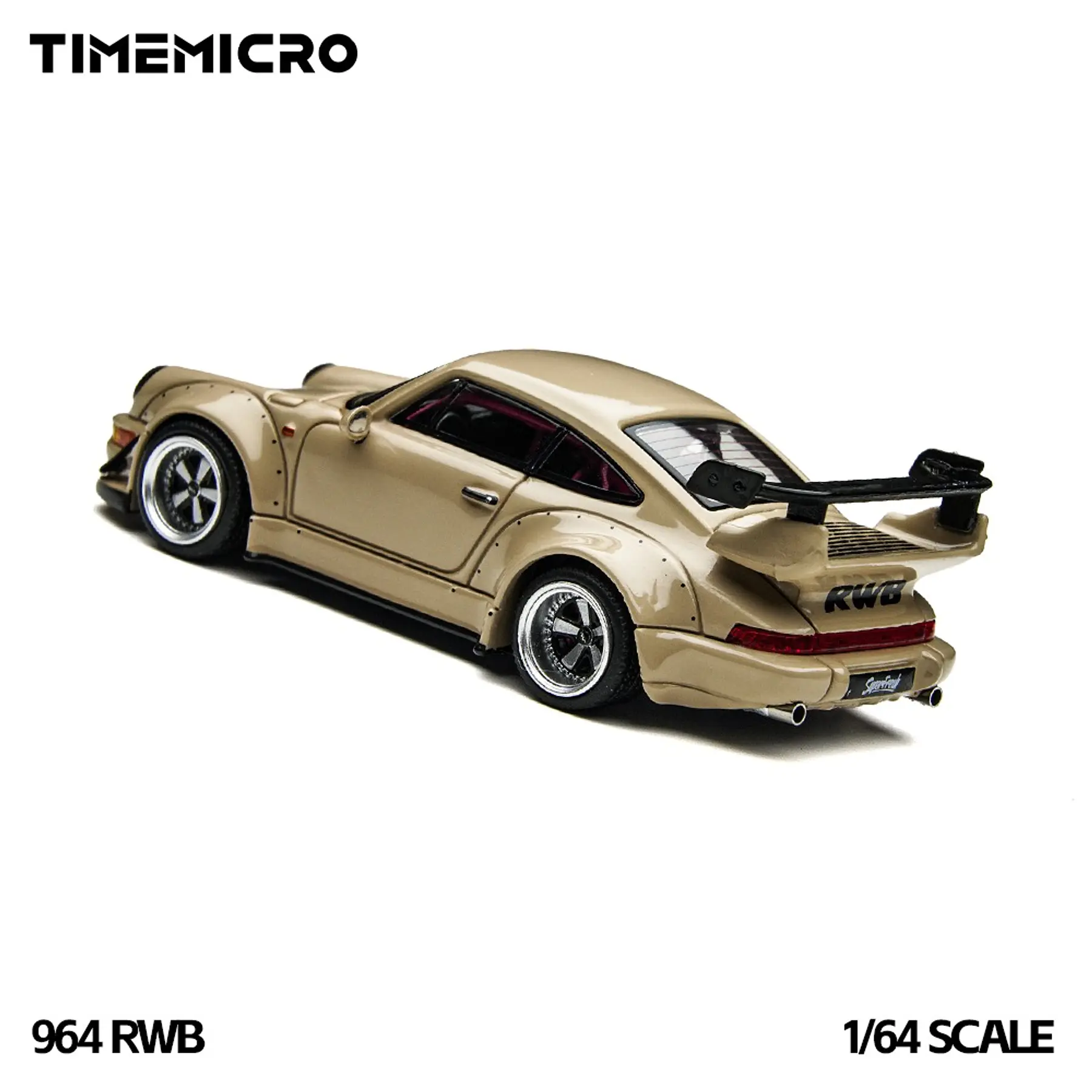Time Micro 1:64 RWB 964 Light Brown Synthetic. 