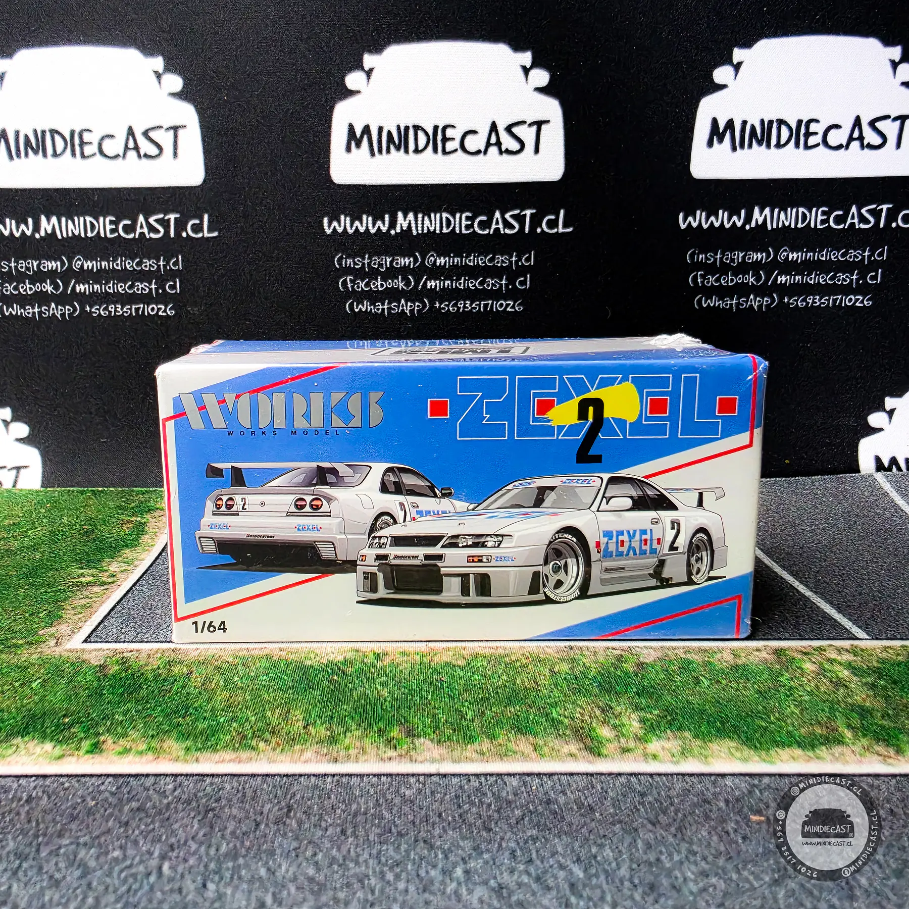 WORKS 1:64 Nissan R33 JGTC 1995 ZEXEL #2 TMCS Malaysia 2026 Special Edition