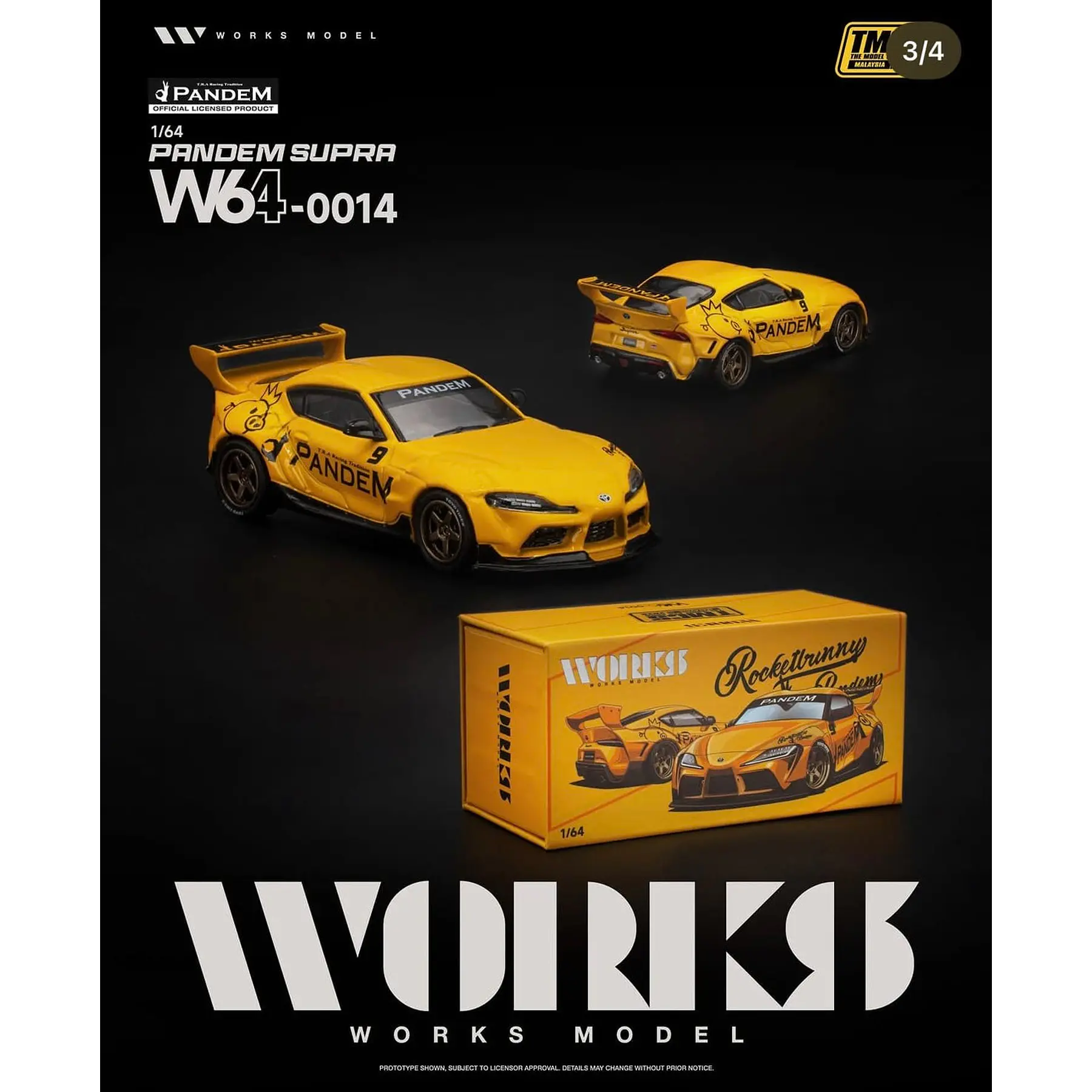 WORKS 1:64 PANDEM Toyota Supra TMCS Malaysia 2026 Special Edition
