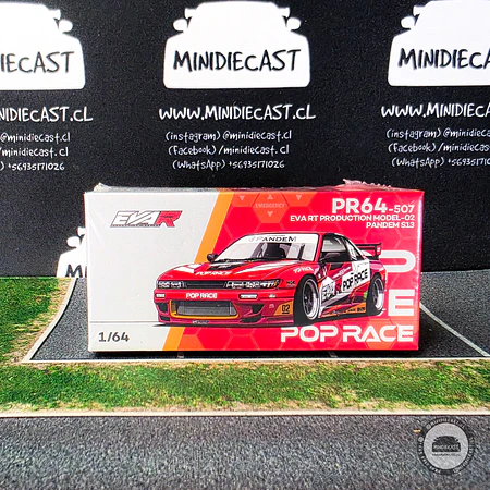 Pop Race 1:64  Eva RT Production Model -02 Pandem Nissan S13 TMCS Malaysia