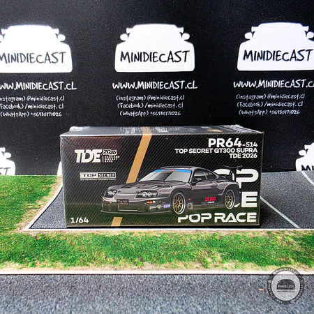 Pop Race 1:64 Toyota Top Secret GT300 Supra Tailandia Expo 2026