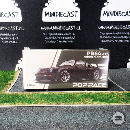 Pop Race 1:64 Porsche Singer DLS Turbo Road Black