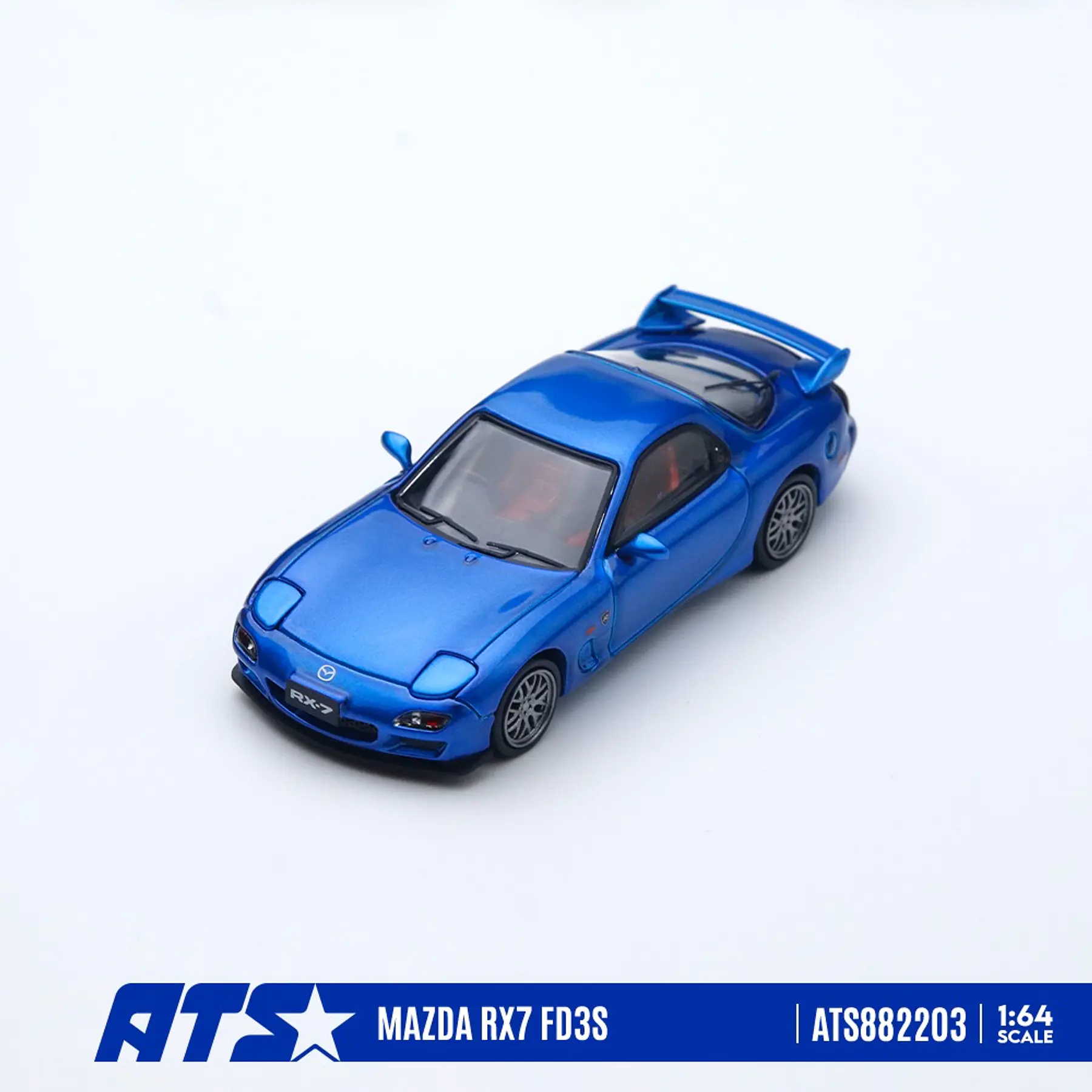 (PREVENTA) ATS 1:64 Mazda RX-7 FC3S - Metallic blue