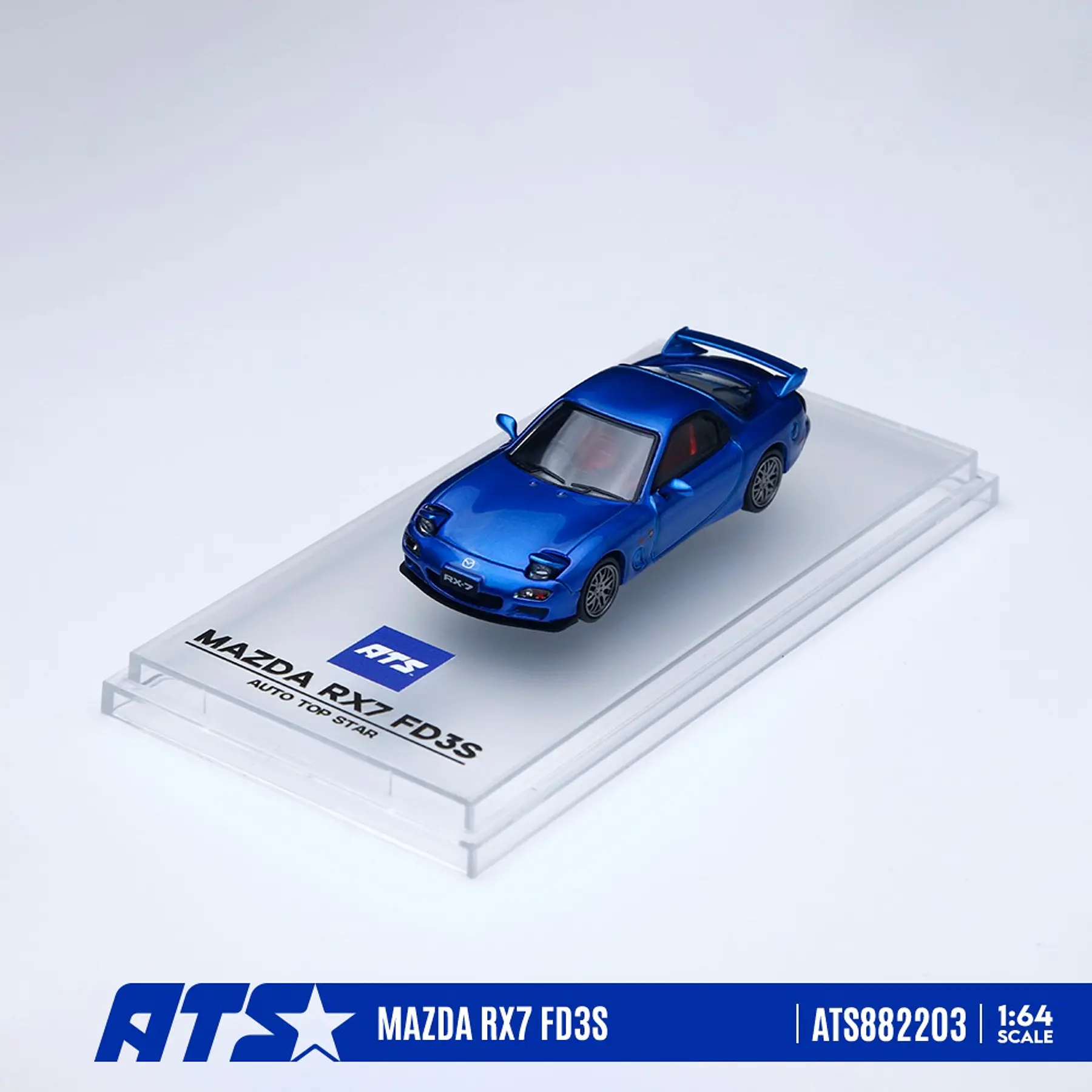 (PREVENTA) ATS 1:64 Mazda RX-7 FC3S - Metallic blue