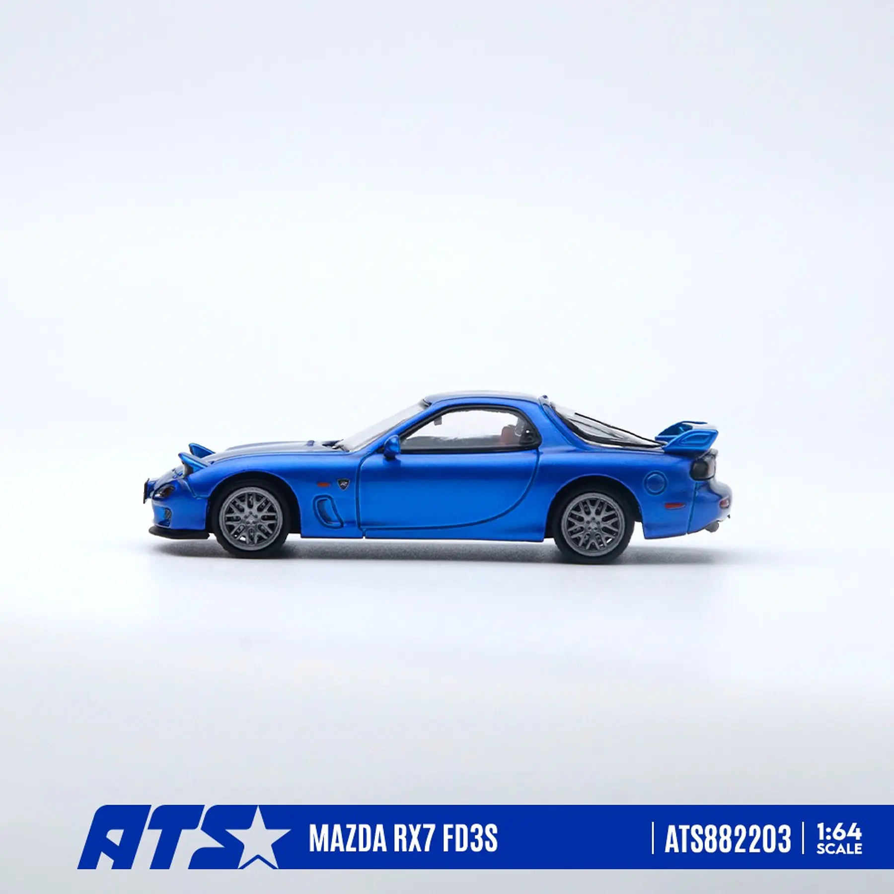 (PREVENTA) ATS 1:64 Mazda RX-7 FC3S - Metallic blue