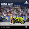 (PREVENTA) MoreArt 1:64 Motorcycle Grazie Vale Flag Racing with Girl Doll Resin Model