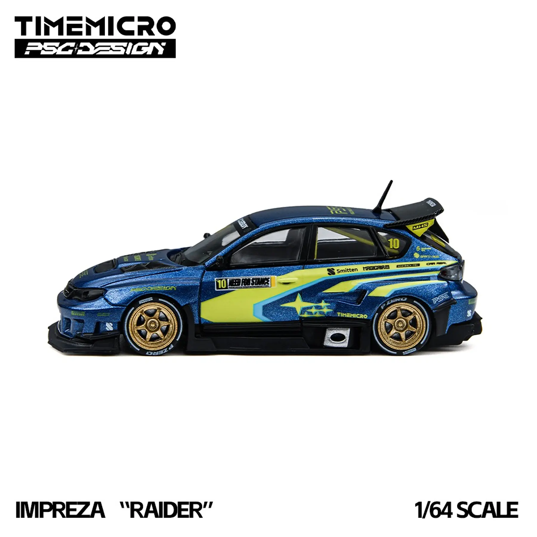 (PREVENTA) Mini GT TimeMicro × PSC DESIGN 1:64 Subaru Impreza 