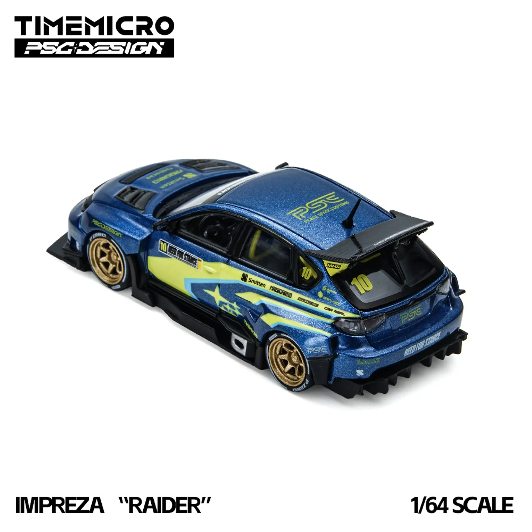 (PREVENTA) Mini GT TimeMicro × PSC DESIGN 1:64 Subaru Impreza 