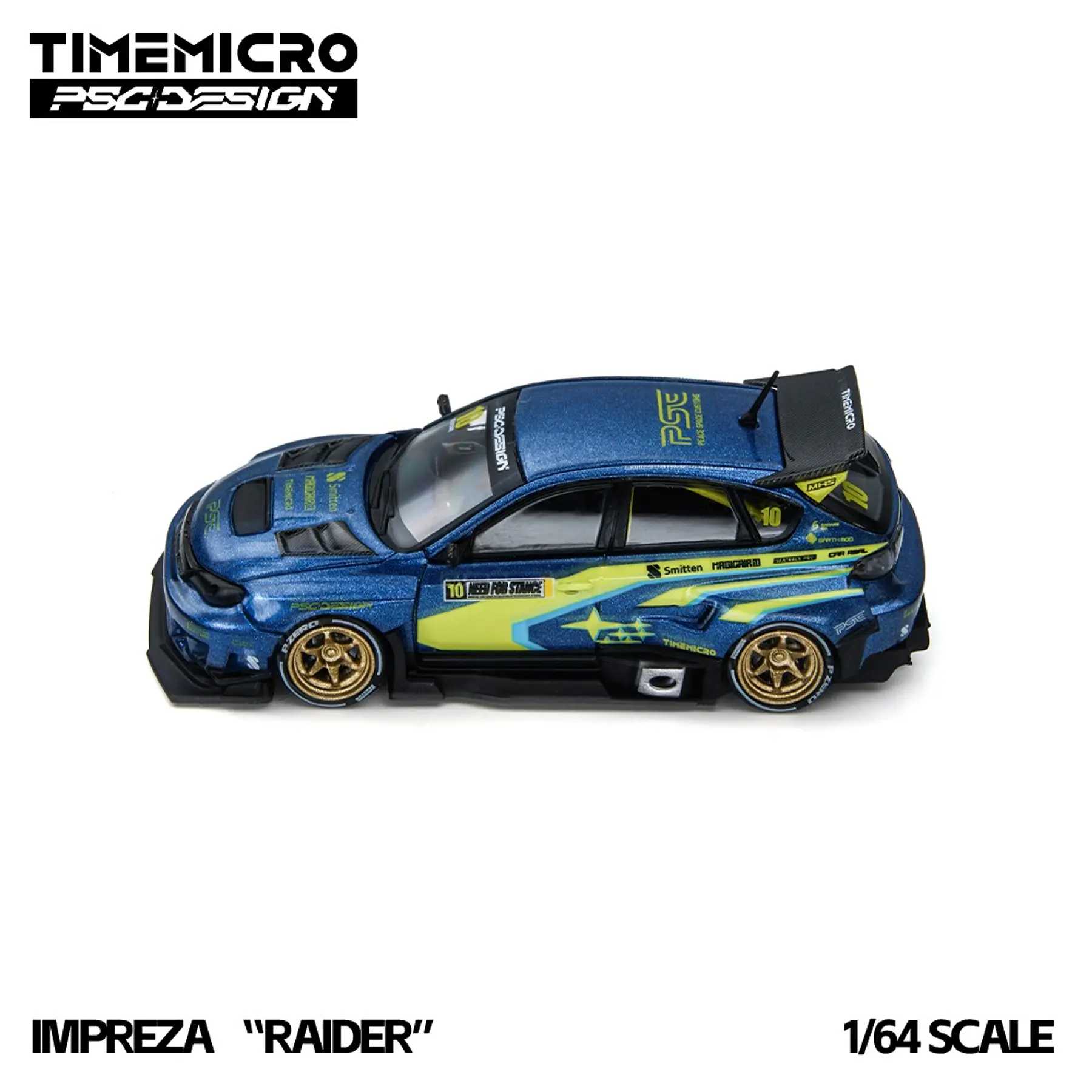 (PREVENTA) Mini GT TimeMicro × PSC DESIGN 1:64 Subaru Impreza 