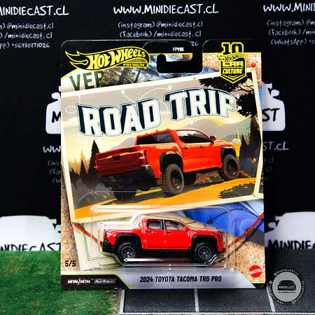 Hot Wheels 1:64 Car Culture 10th Anniversary 2026 V Case -Road Trip Assortment.