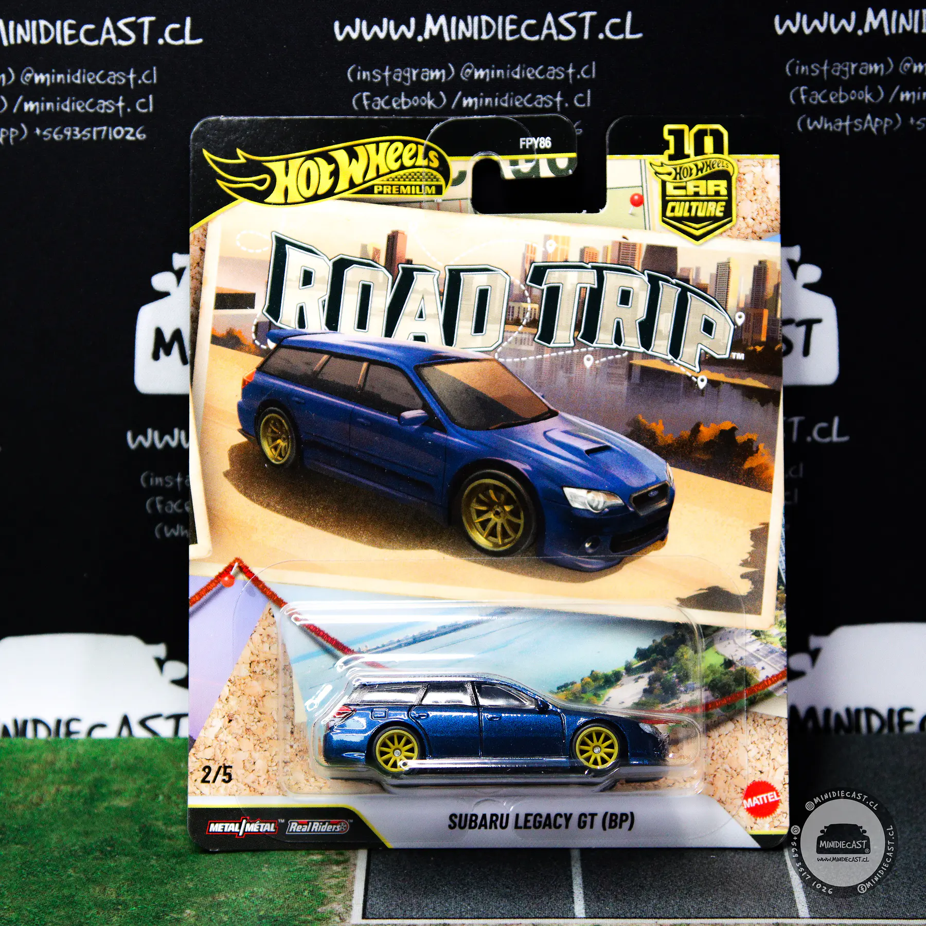 Hot Wheels 1:64 Car Culture 10th Anniversary 2026 V Case -Road Trip Assortment.
