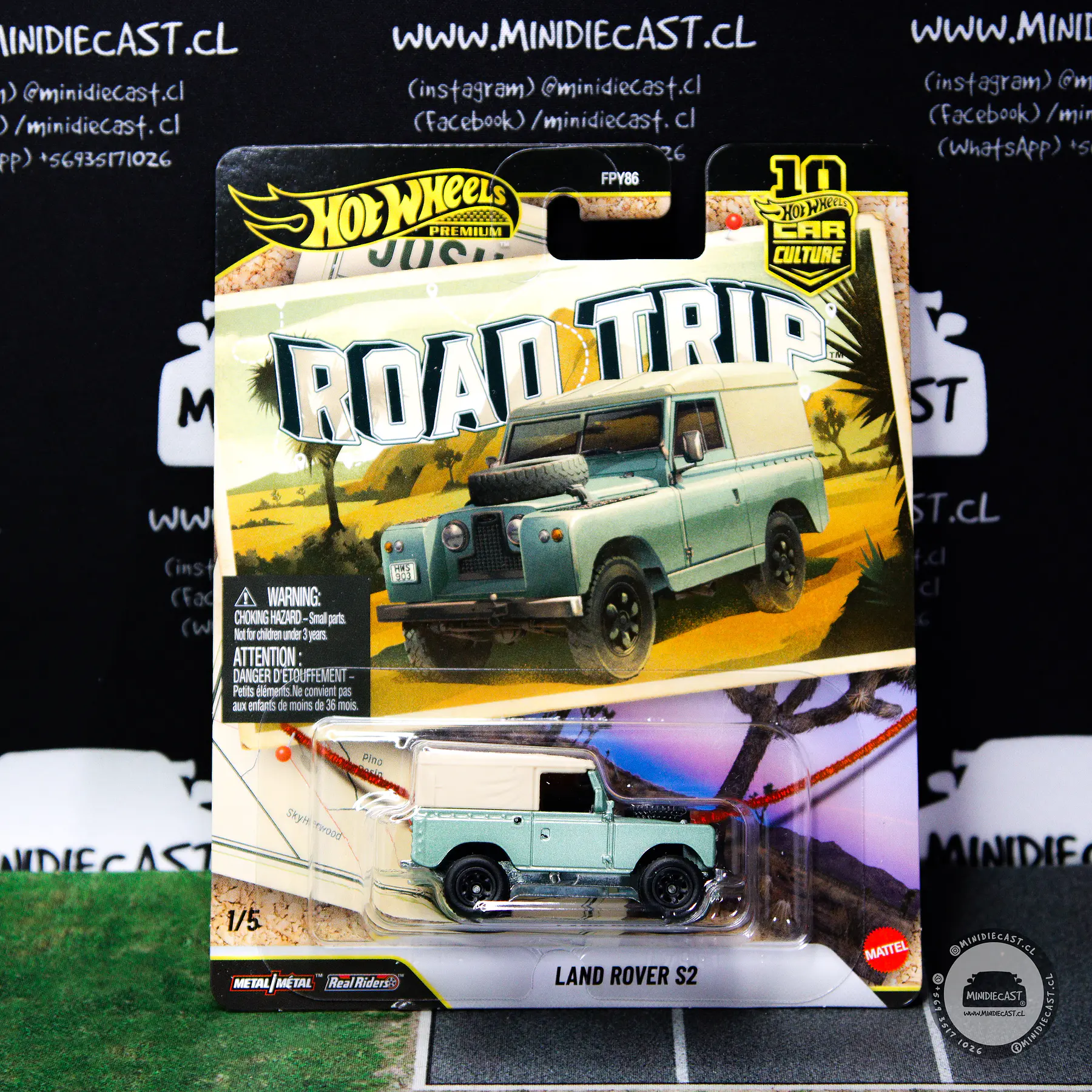 Hot Wheels 1:64 Car Culture 10th Anniversary 2026 V Case -Road Trip Assortment.