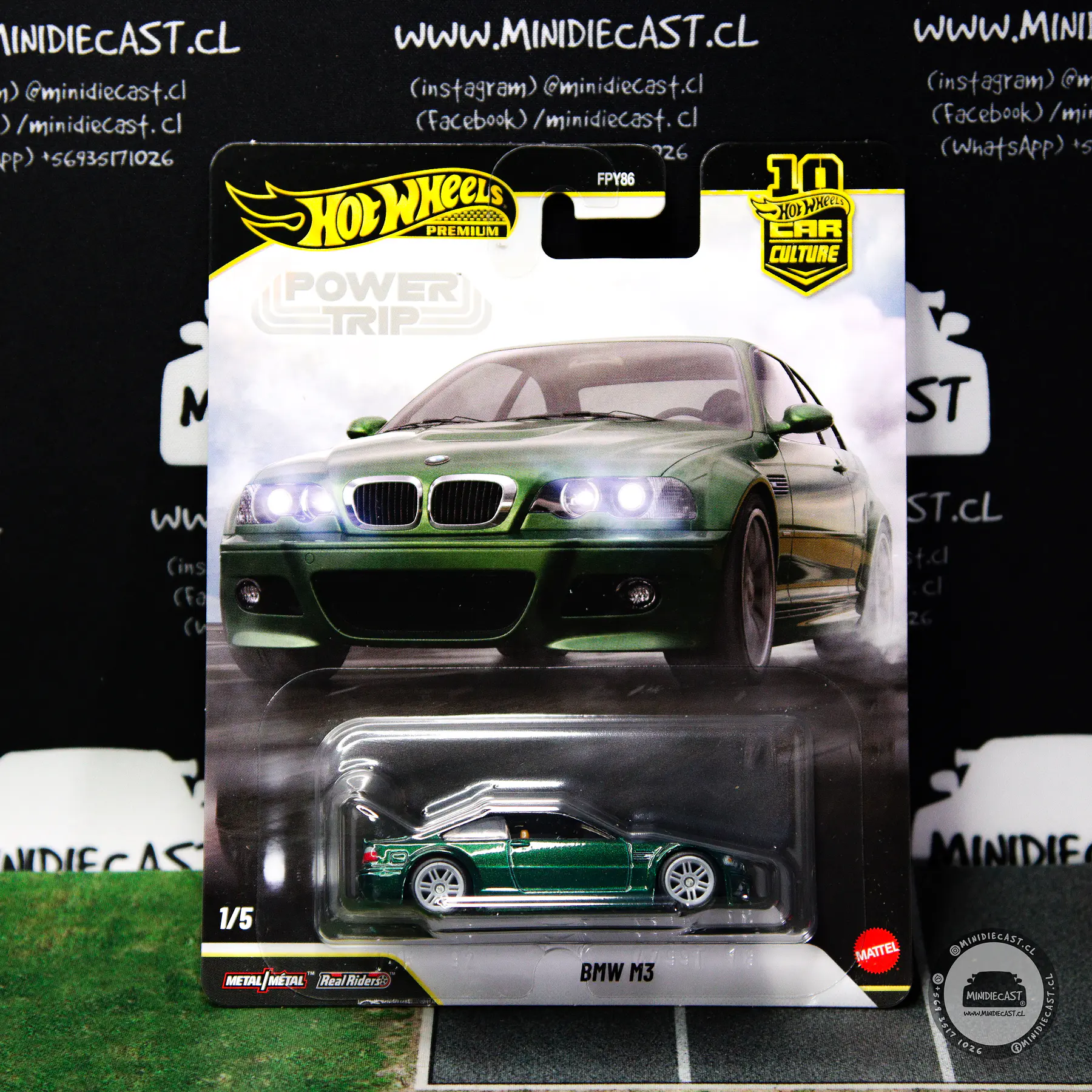 Hot Wheels 1:64 Car Culture 10th Anniversary 2026 R Case – Power Trip Assortment