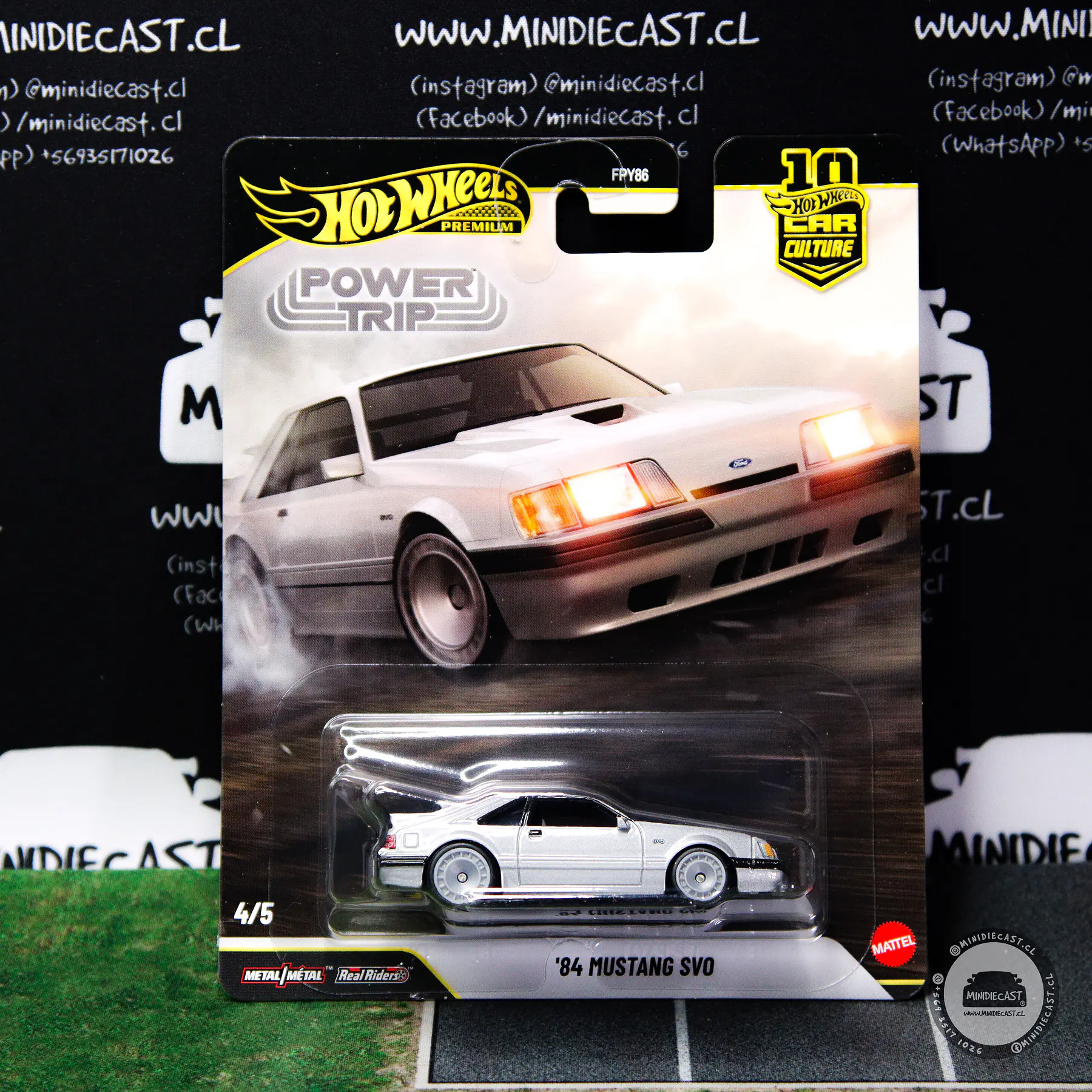 Hot Wheels 1:64 Car Culture 10th Anniversary 2026 R Case – Power Trip Assortment