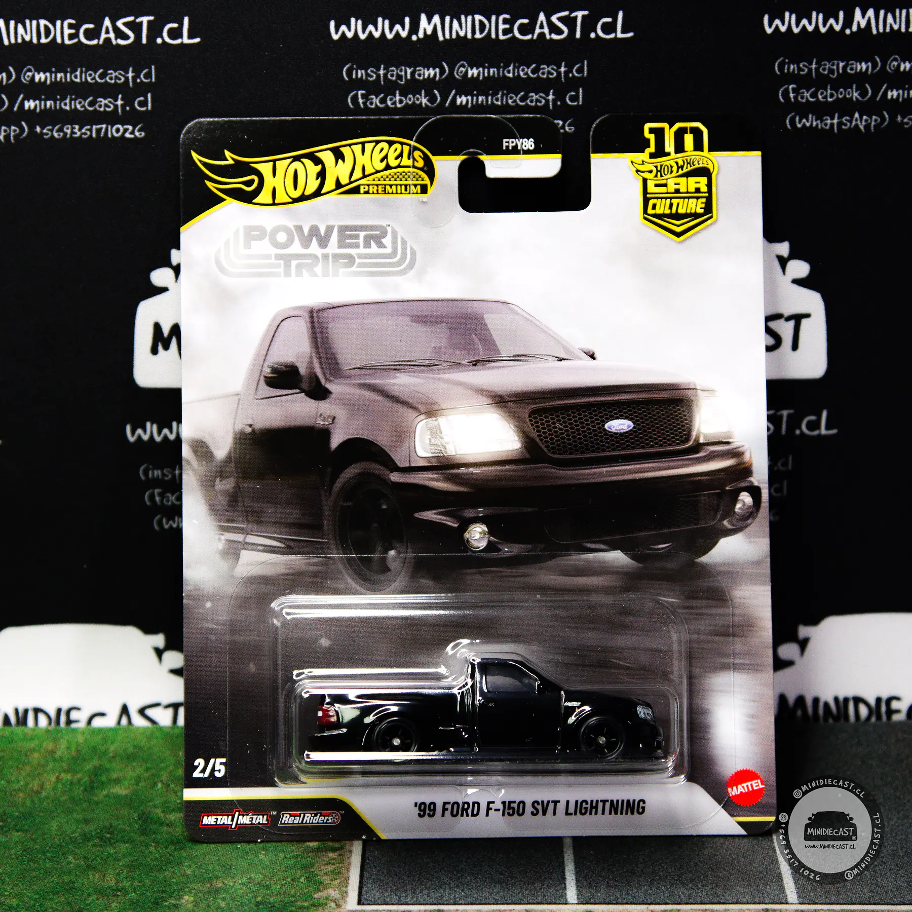 Hot Wheels 1:64 Car Culture 10th Anniversary 2026 R Case – Power Trip Assortment