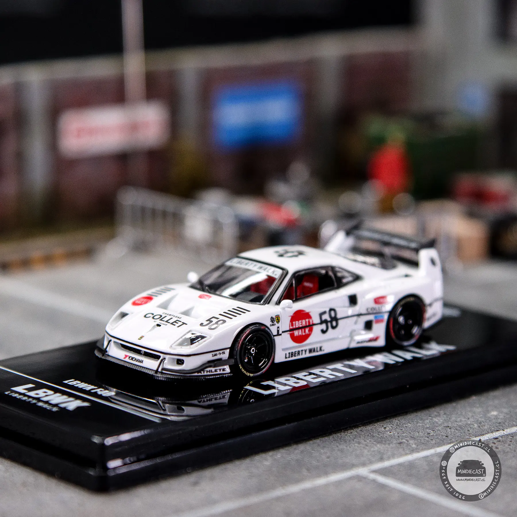 Inno64 1:64 Ferrari LBWK F40 COLLET #58.