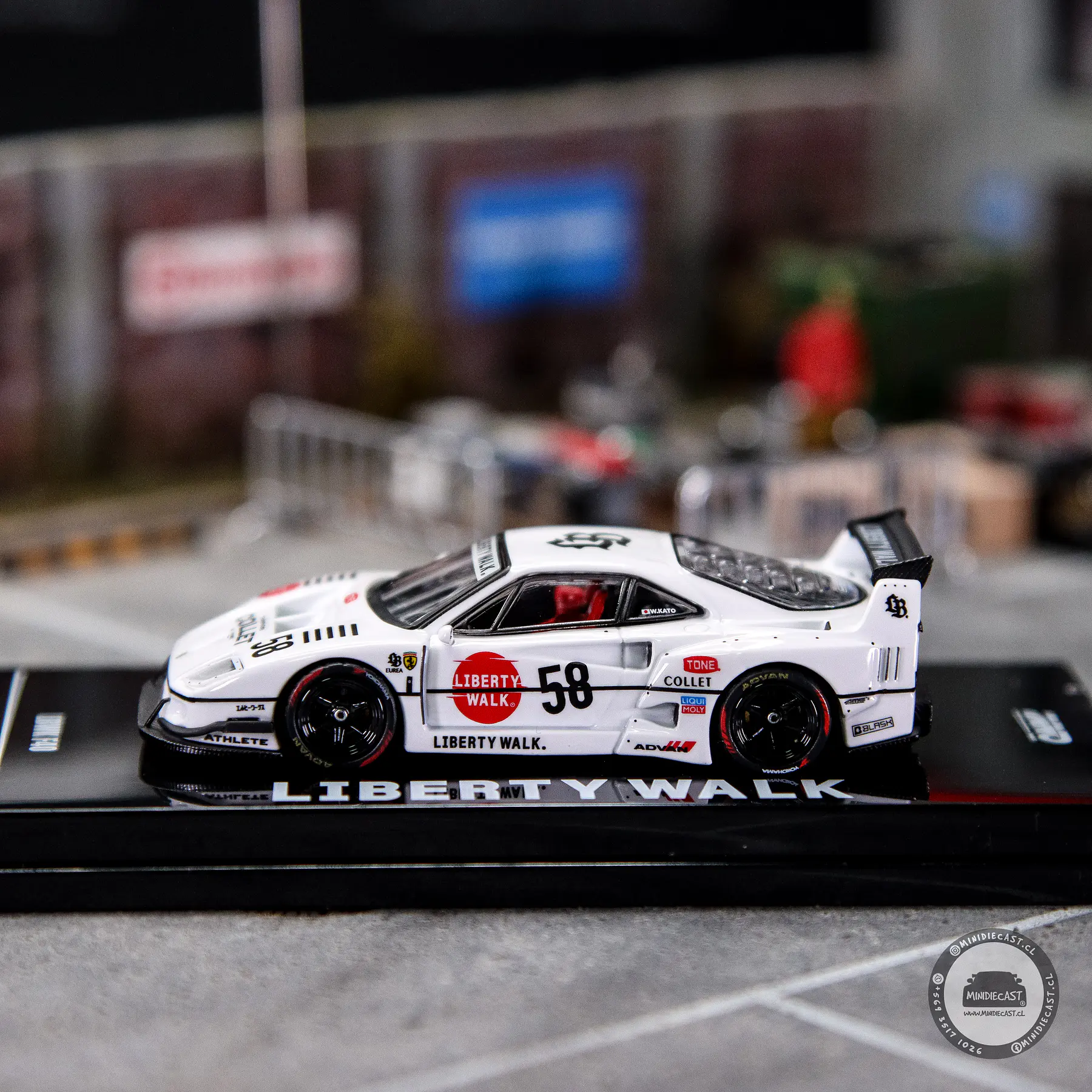 Inno64 1:64 Ferrari LBWK F40 COLLET #58.