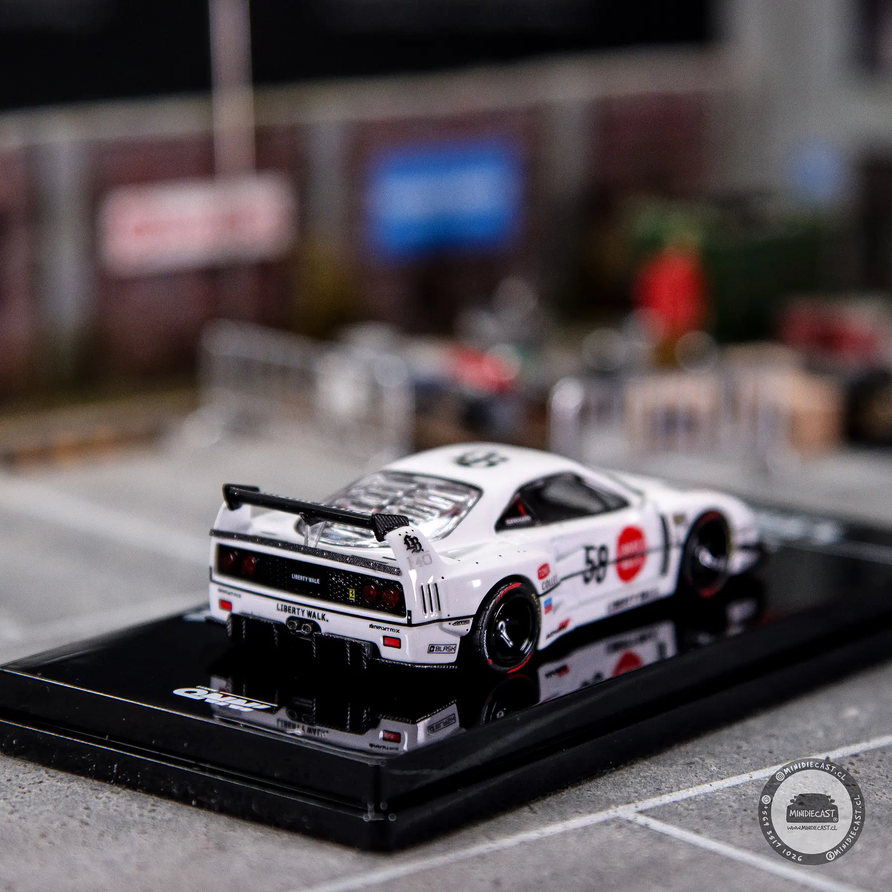 Inno64 1:64 Ferrari LBWK F40 COLLET #58.