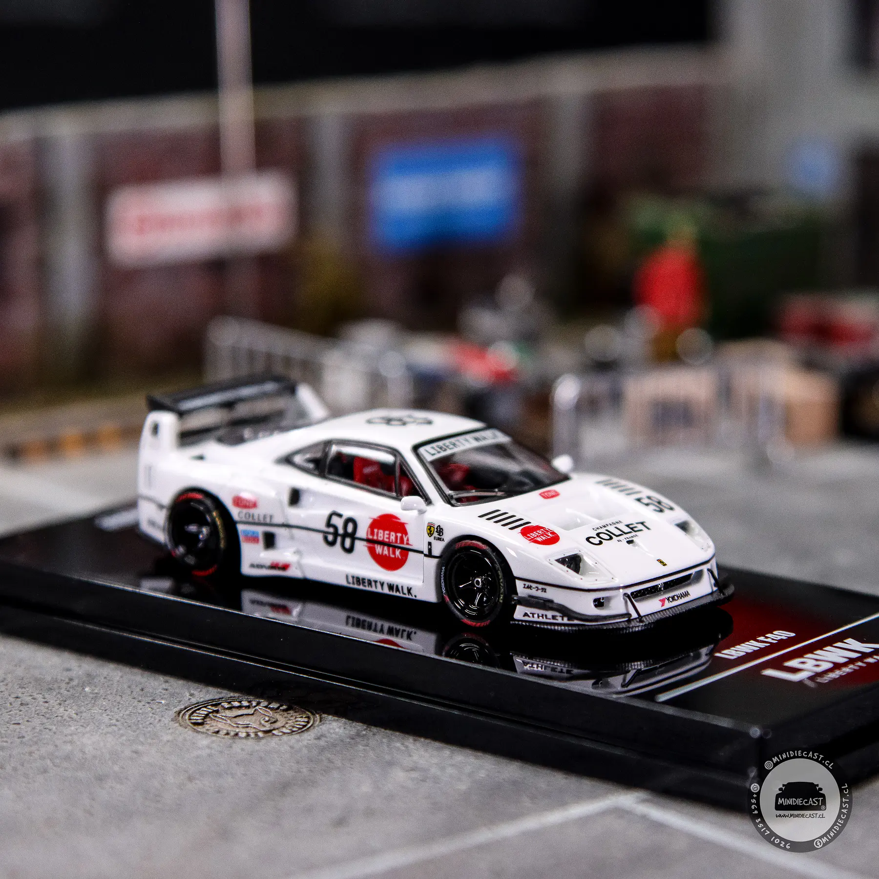 Inno64 1:64 Ferrari LBWK F40 COLLET #58.