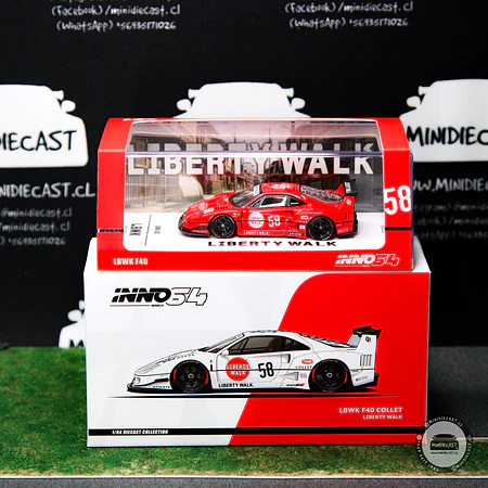 Inno64 1:64 Ferrari LBWK F40 COLLET #58 Chase