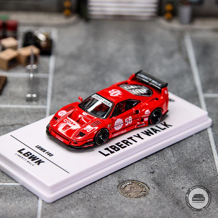 Inno64 1:64 Ferrari LBWK F40 COLLET #58 Chase