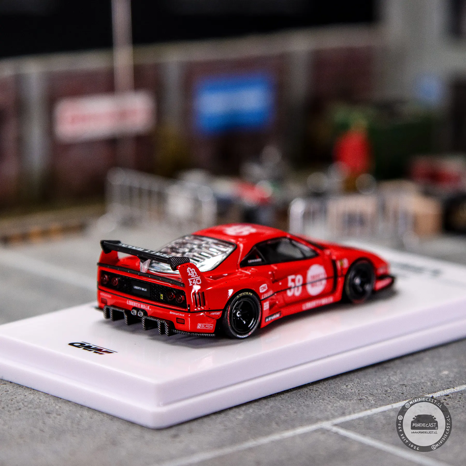 Inno64 1:64 Ferrari LBWK F40 COLLET #58 Chase