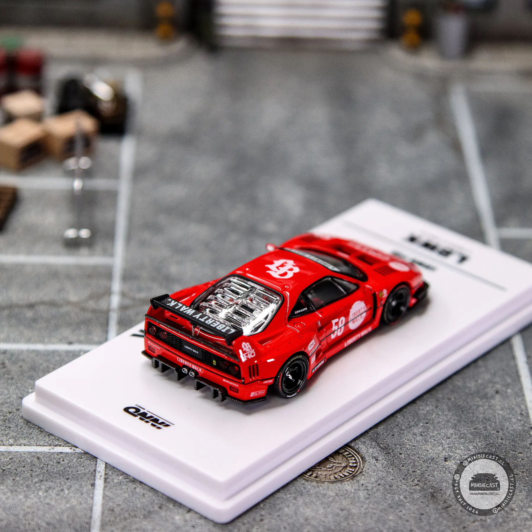 Inno64 1:64 Ferrari LBWK F40 COLLET #58 Chase