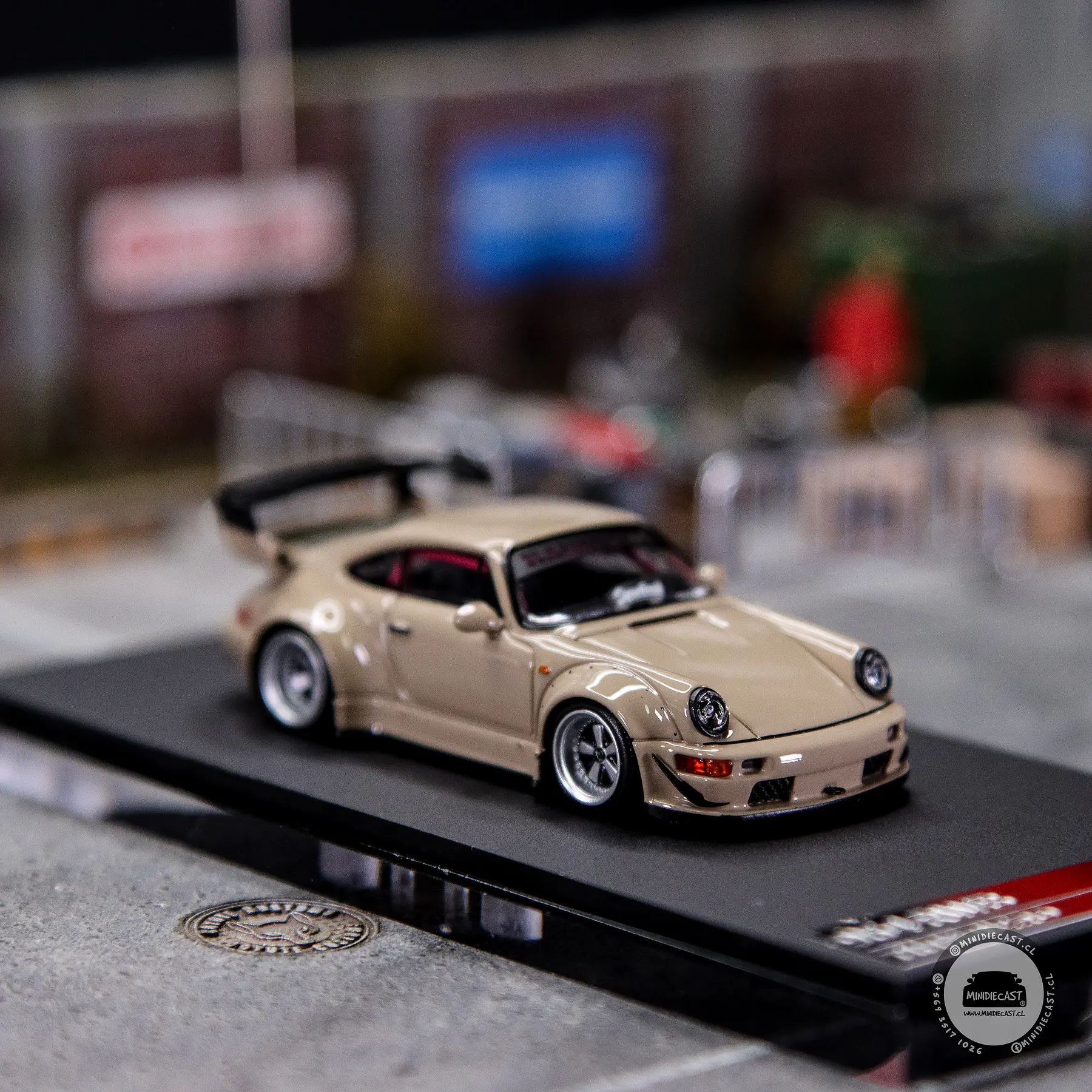 Time Micro 1:64 RWB 964 Light Brown Synthetic. 